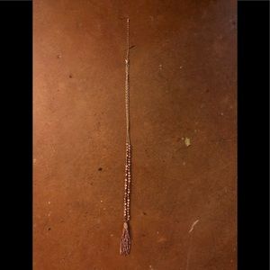 Francesca’s Rose Gold Beaded Necklace